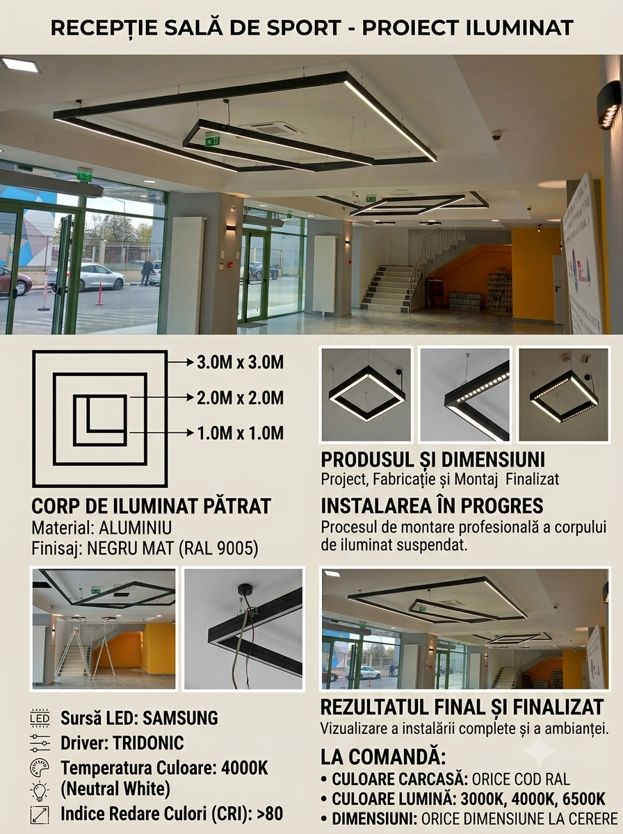 PROIECTE DE ILUMINAT PENTRU RECEPTIE SALA DE SPORT PROIECTE DE ILUMINAT PENTRU RECEPTIE SALA DE SPORT