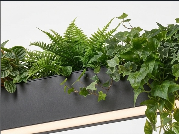 corp de iluminat liniar cu plante decorativa-3